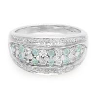 Zilveren ring met Paraiba toermalijnen