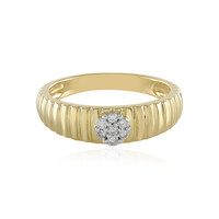 Zilveren ring met I2 (I) Diamanten