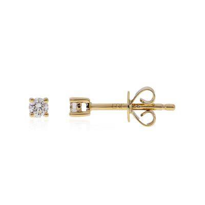 Gouden oorbellen met Loepzuivere (F) Diamanten (LUCENT DIAMONDS)
