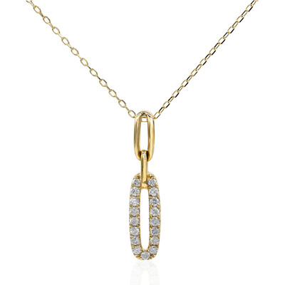 Gouden halsketting met I1 (H) Diamanten (CIRARI)