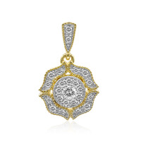 Gouden hanger met een IF Diamant (D)