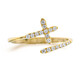 Gouden ring met I1 (H) Diamanten (CIRARI)
