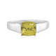 Zilveren ring met een Gouden apatiet