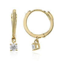 Gouden oorbellen met I1 (H) Diamanten (CIRARI)