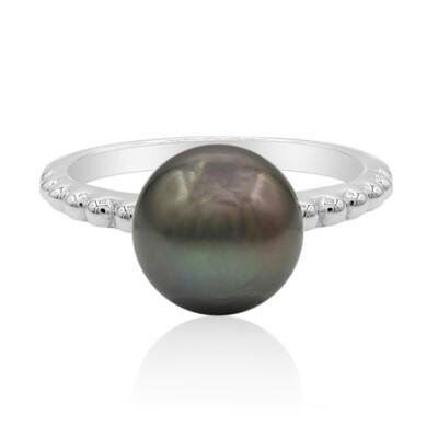 Zilveren ring met een zoetwater kweekparel (TPC)