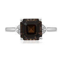 Gouden ring met een Onverhitte Tanzaniet (CIRARI)