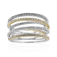Gouden ring met SI2 (H) Diamanten (CIRARI)