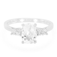 Zilveren ring met een gosheniet