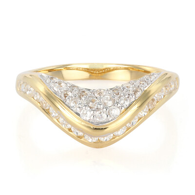 Zilveren ring met zirkonen