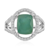 Zilveren ring met een Grandidiriet
