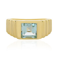 Zilveren ring met een hemel-blauwe topaas