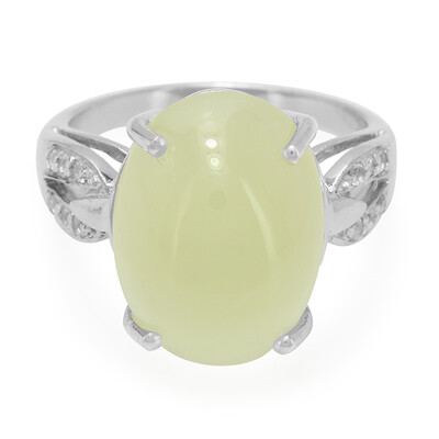 Zilveren ring met een Capillitas aragoniet