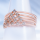 Gouden ring met een SI1 Argyle Rose De France Diamant (Annette)