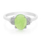 Zilveren ring met een keizerlijk chrysopraas