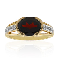 Zilveren ring met een Mozambique granaat