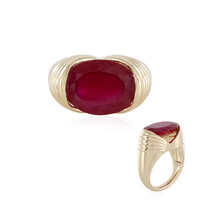 Gouden ring met een Madagaskar Robijn (de Melo)