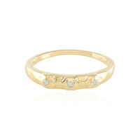 Zilveren ring met I2 (I) Diamanten