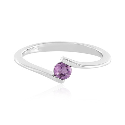 Zilveren ring met een amethist