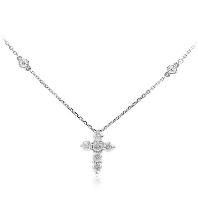 Gouden halsketting met I1 (H) Diamanten (CIRARI)