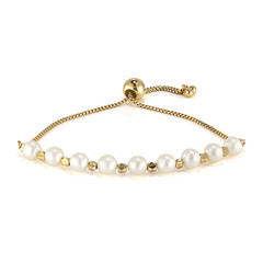 Zilveren armband met zoetwater kweekparels