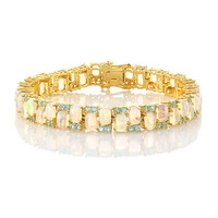 Zilveren armband met Welo-opalen