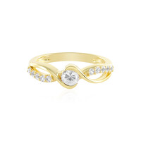 Zilveren ring met een zirkoon