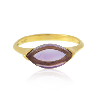 Zilveren ring met een amethist (dagen)