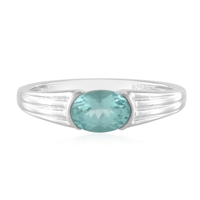 Zilveren ring met een Blauwe apatiet