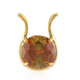 Gouden hanger met een sfaleriet