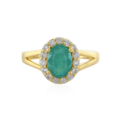Zilveren ring met een Grandidieriet