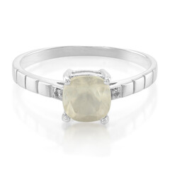 Zilveren ring met een Orthoklaas