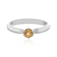 Zilveren ring met een keizerlijke-topaas