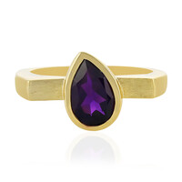 Zilveren ring met een amethist