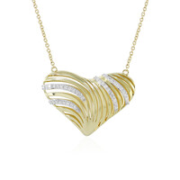 Gouden halsketting met I1 (I) Diamanten (Ornaments by de Melo)
