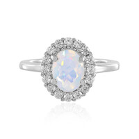 Zilveren ring met een Welo-opaal