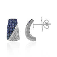 Gouden oorbellen met blauwe saffieren (Estée Collection)