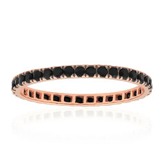 Gouden ring met zwarte onyxen (Estée Collection)