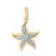 Gouden hanger met een VVS1 Diamant (G) (Annette)