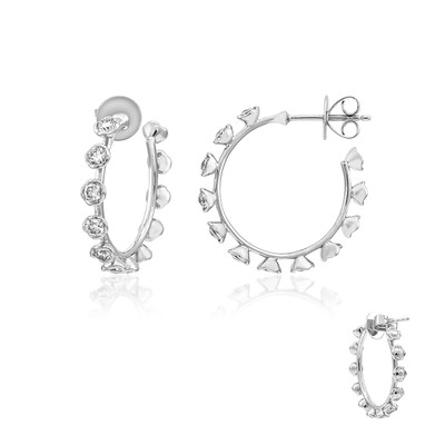 Gouden oorbellen met VS2 (H) Diamanten (CIRARI)