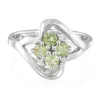 Zilveren ring met Paraiba toermalijnen