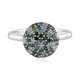 Gouden ring met I2 Groene Diamanten (KM by Juwelo)