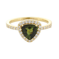 Gouden ring met een Nigeriaanse Neon Toermalijn (AMAYANI)