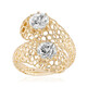 Gouden ring met zirkonen (Ornaments by de Melo)