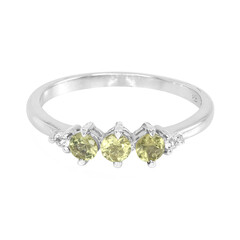Zilveren ring met xia-apetieten