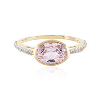 Gouden ring met een kunziet