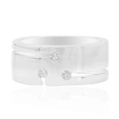 Zilveren ring met I1 (G) Diamanten (Annette)