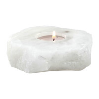 Accessoire met een witte kwarts (Lapis Vitalis)