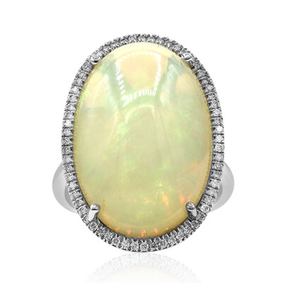 Gouden ring met een AAA Welo-opaal (CIRARI)