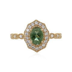 Gouden ring met een Oregon zonnesteen