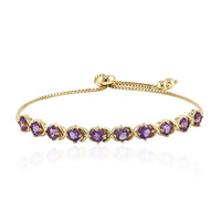 Zilveren armband met amethisten